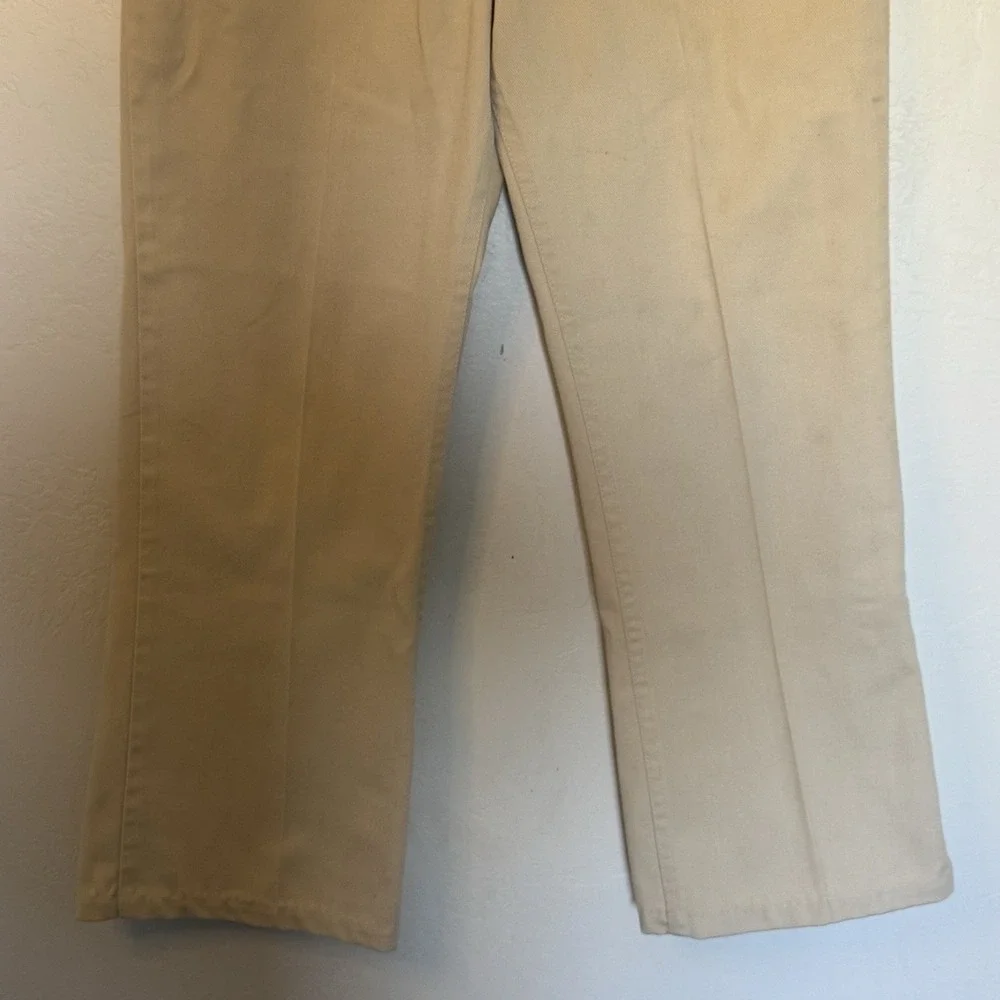 Vintage Levis Pants Mens 30x29 Beige Sta Prest Big E